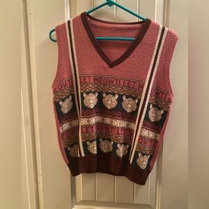 Cat Sweater Vest
